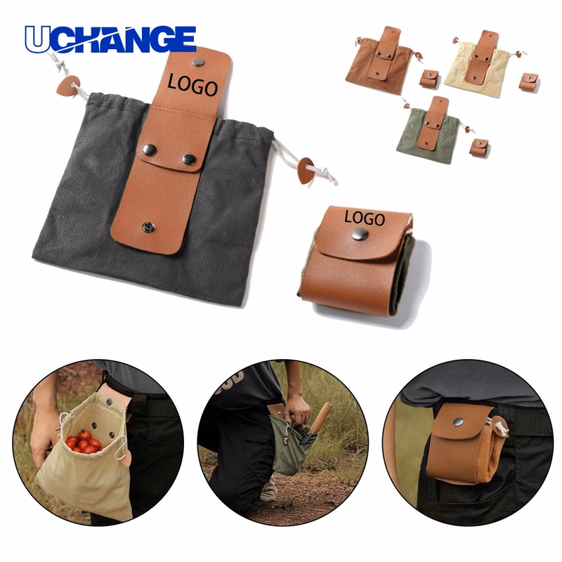 Waxed Canvas Waist Bag Organizer