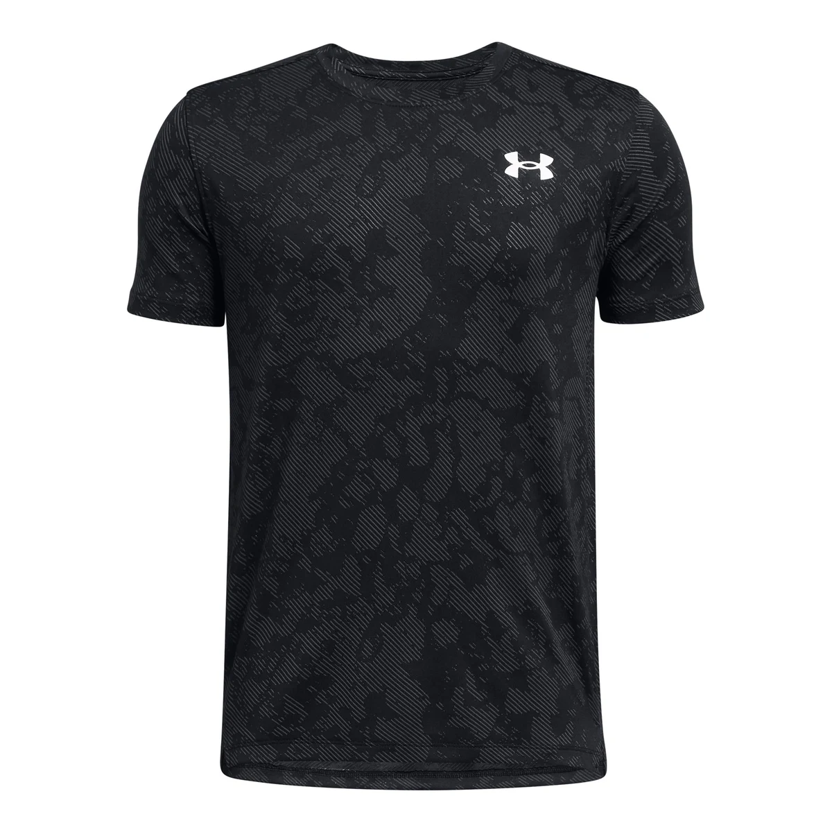 UA Tech Vent Geode Boys' Short Sleeve 1