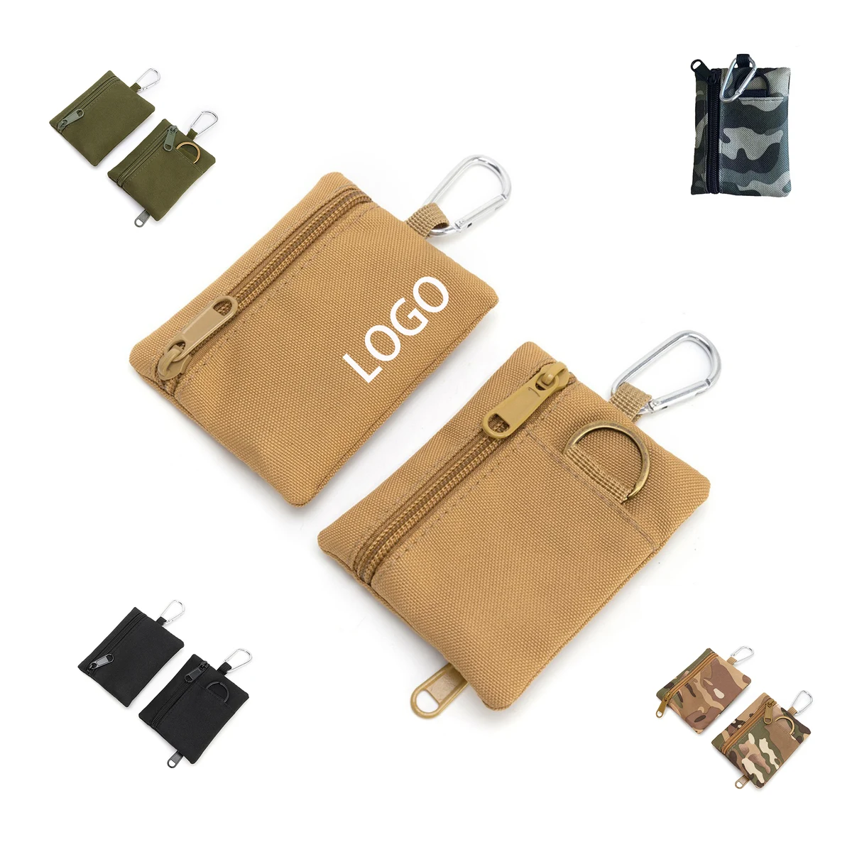 Coin Purse with Carabiner 1