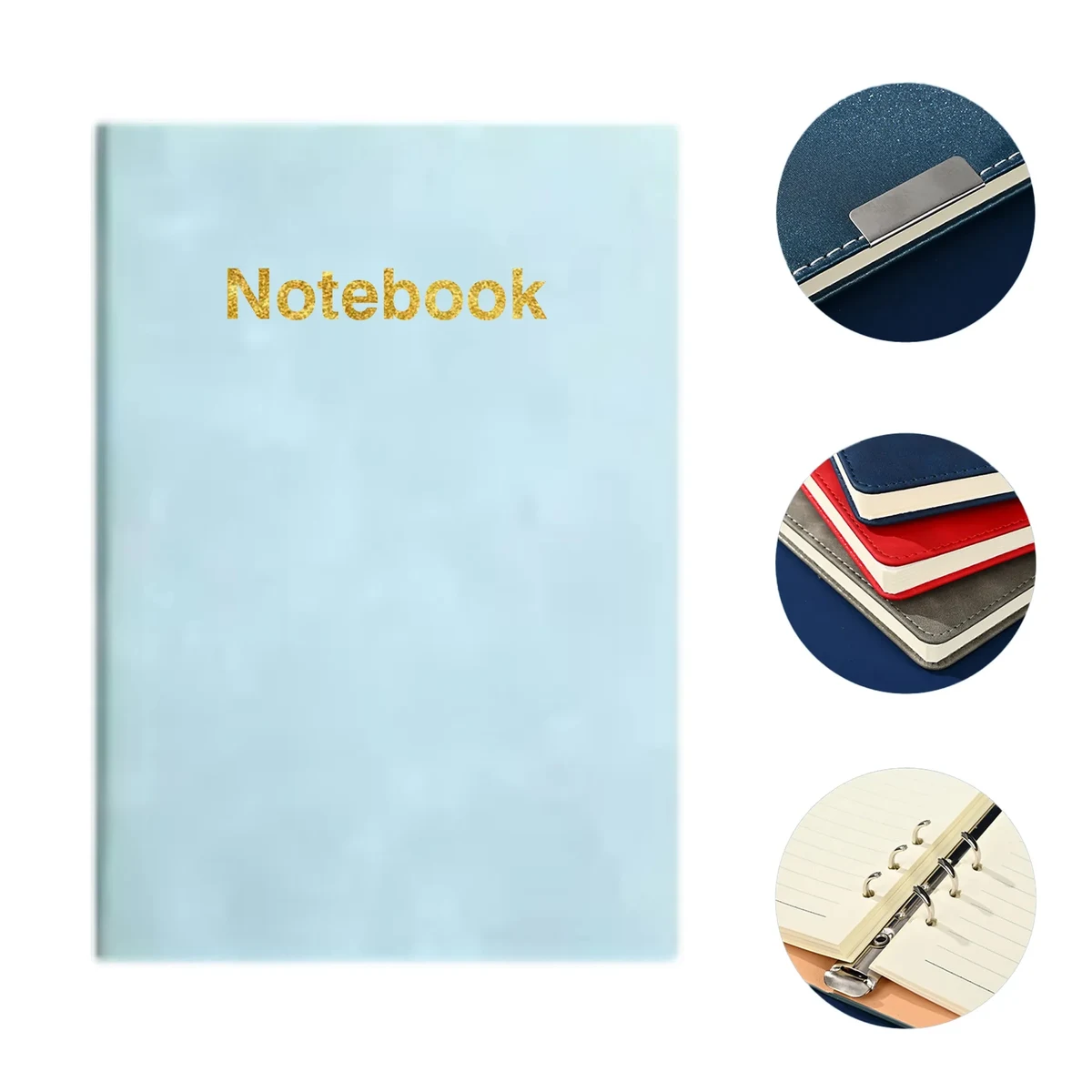 A5 soft leather notebook 1