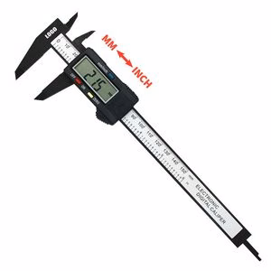Digital 6 Inch 150mm Caliper Ruler With Metric And Imperial Scales