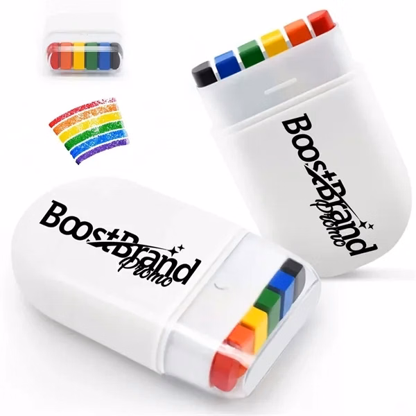 Custom Pocket Sized Six Color Face Paint Stick — Sports Events & Fan Celebrations