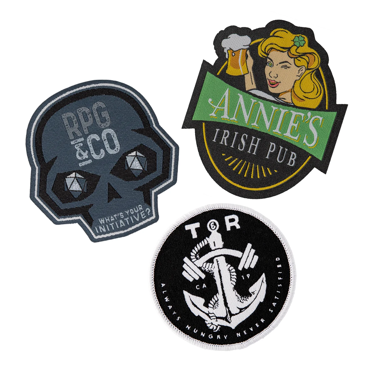 Custom Woven Patches (3") 1