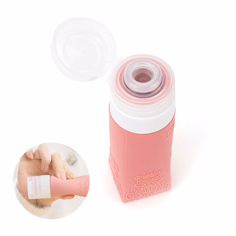 Travelling Packing Bottle Safe and Secure Colorful Pack Silicone Straw Kit