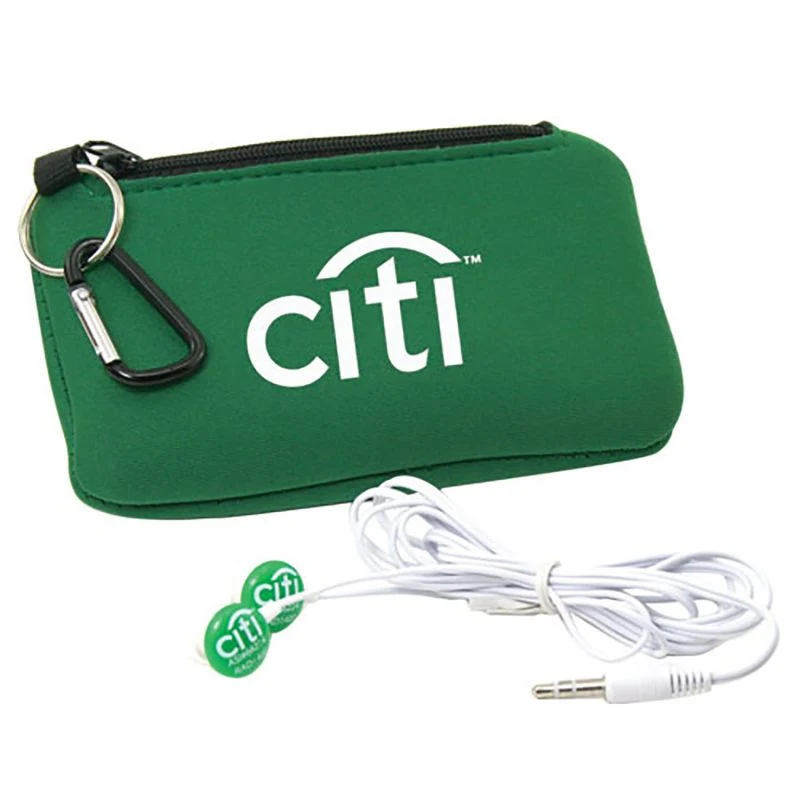 Earbuds in Smartphone Holder 1