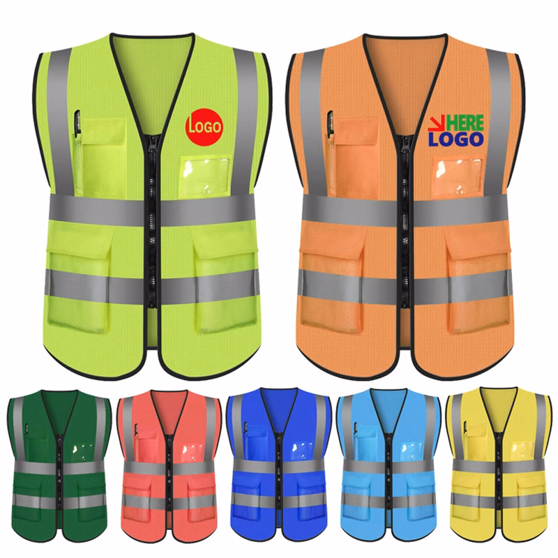 Mesh Reflective Strips Safety Vest