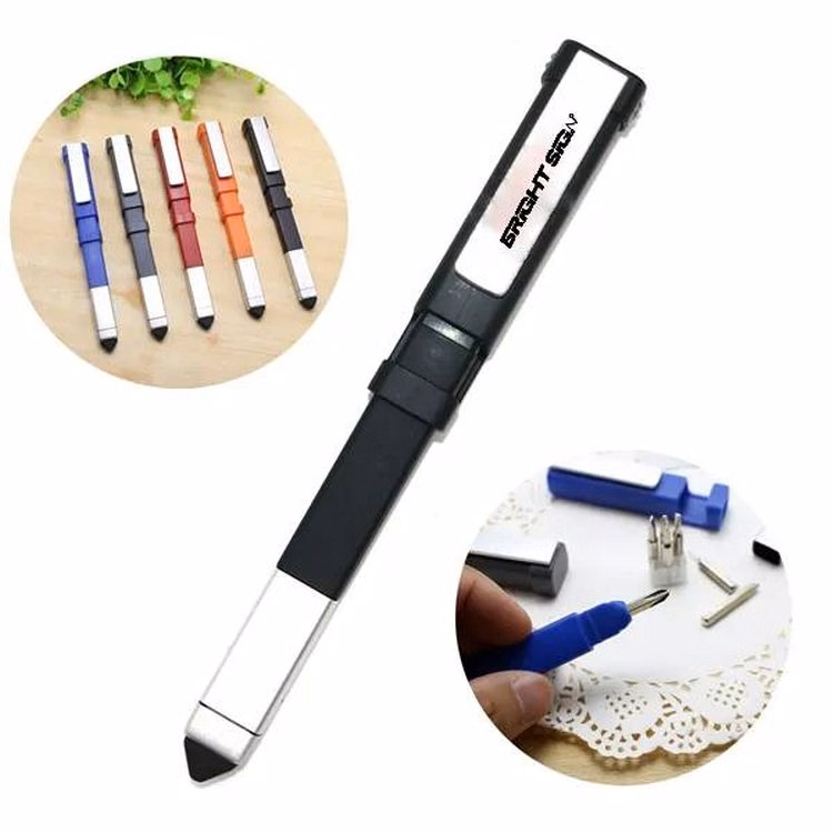 Multifunction Tool Pen with Phone Stand & Screwdriver