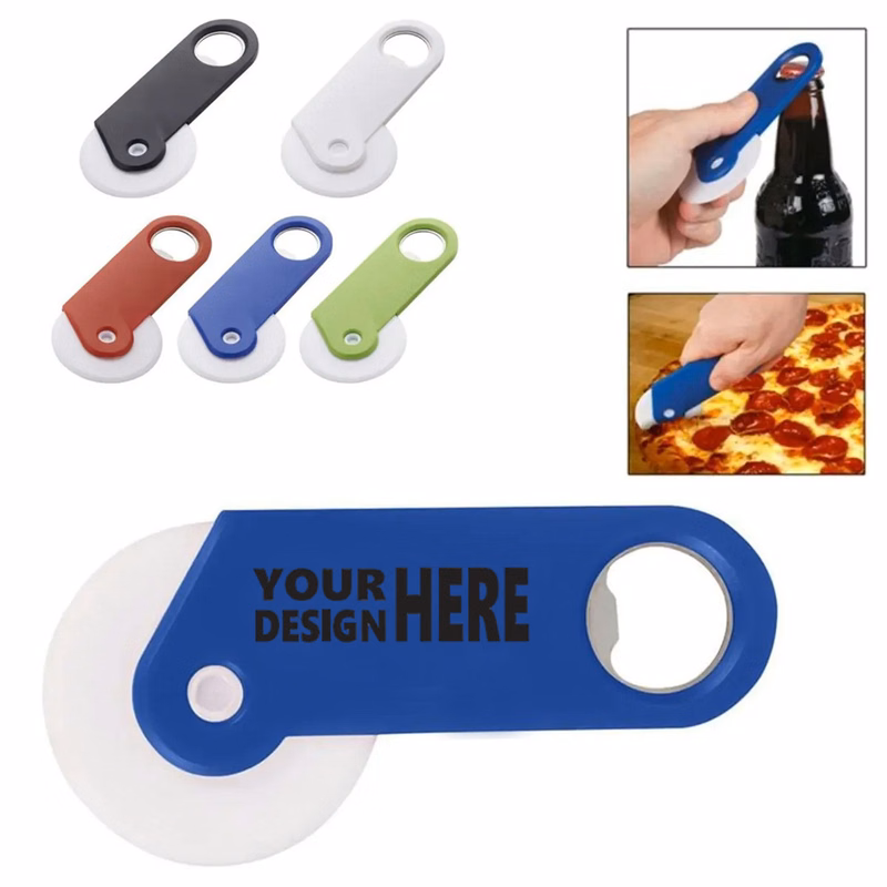 Round Pizza Cutter With Bottle Opener
