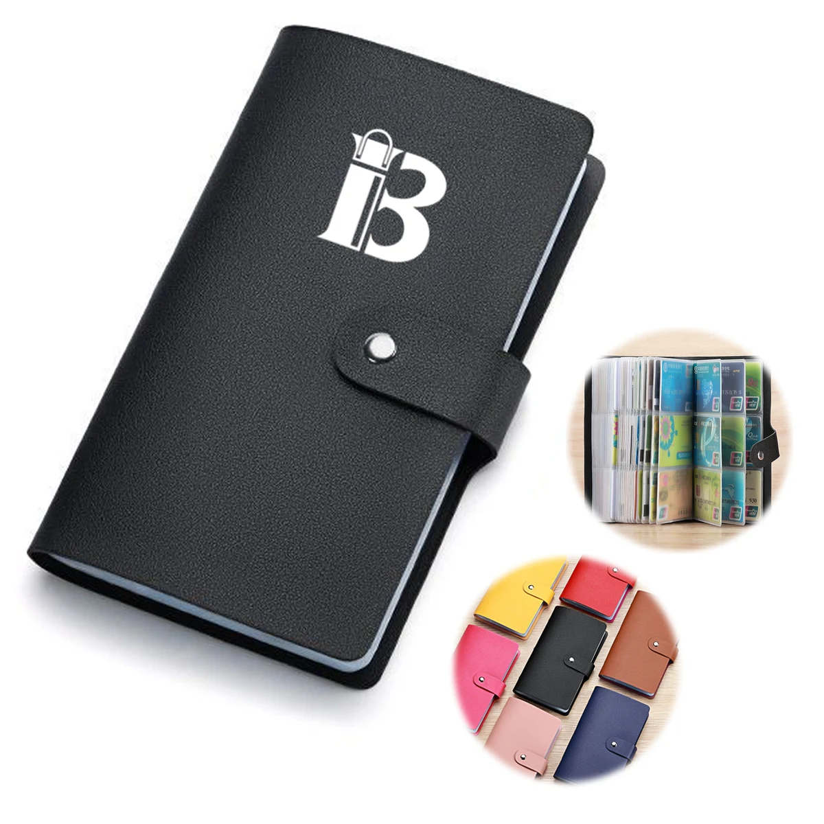 RFID PU Leather Business Card Holder 1