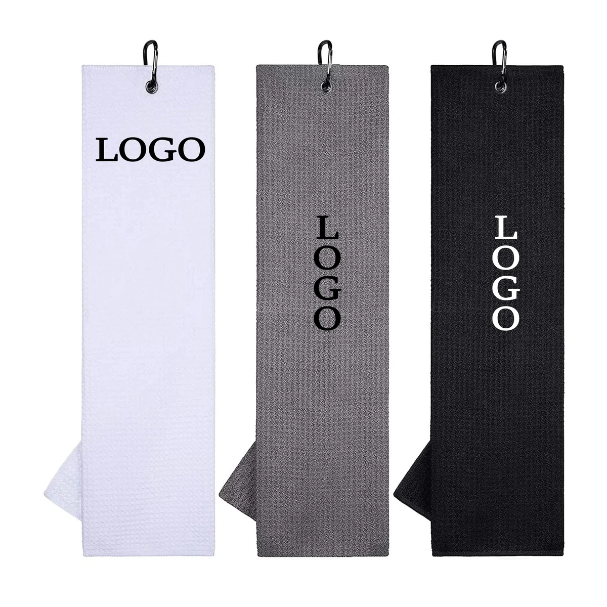Tri-Fold Golf Towel MOQ50pcs 1