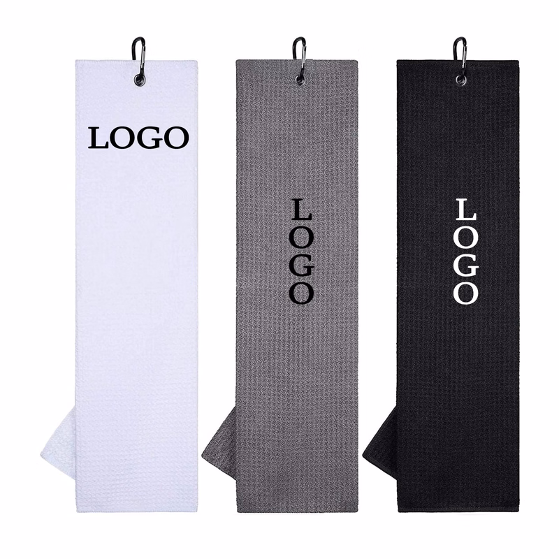 Tri-Fold Golf Towel MOQ50pcs