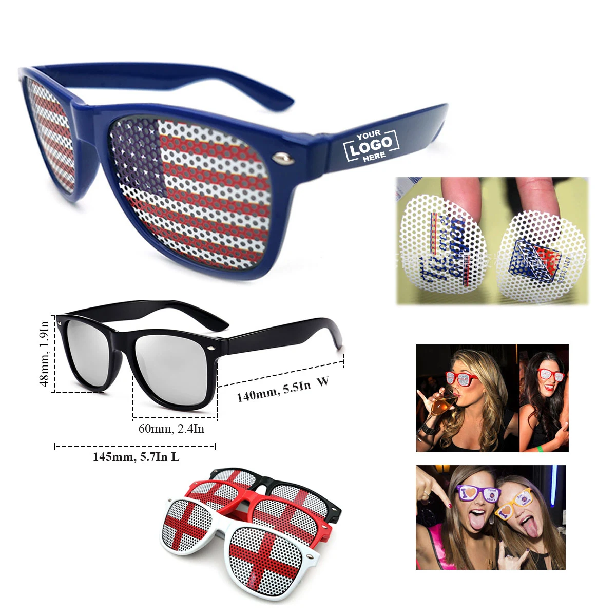 Free Style Sticker Pinhole Sunglasses 1