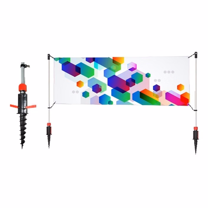 Twist X™ Banner System Kit, Replacement Graphic - 120"W x 42"H