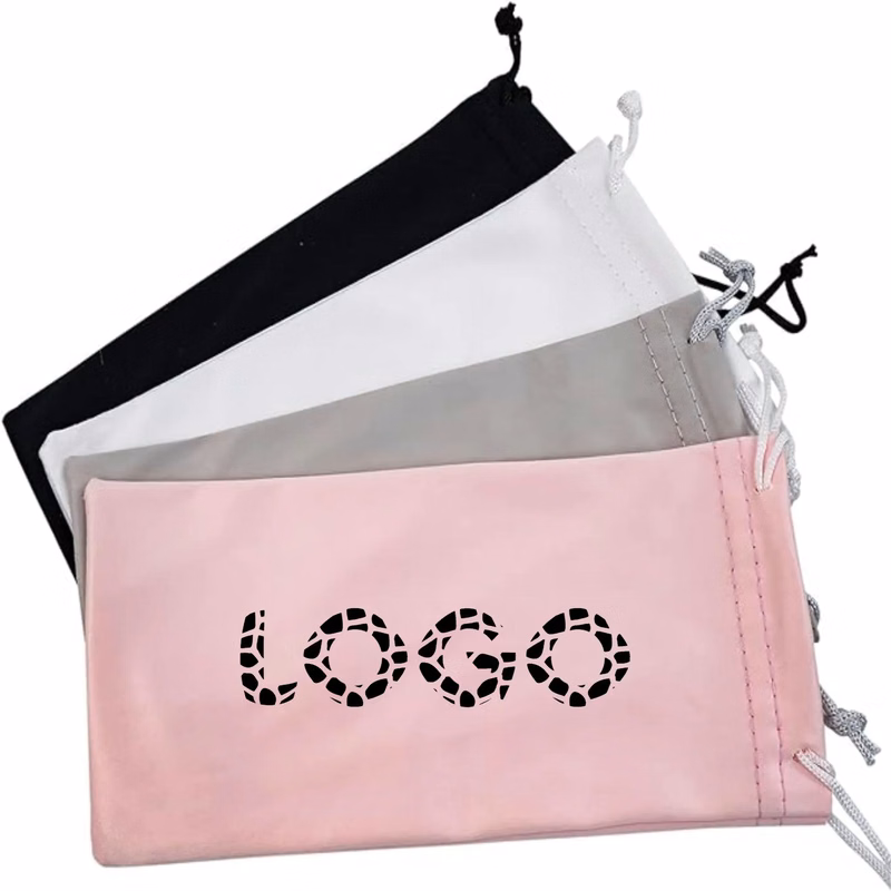Microfiber Drawstring Glasses Bag