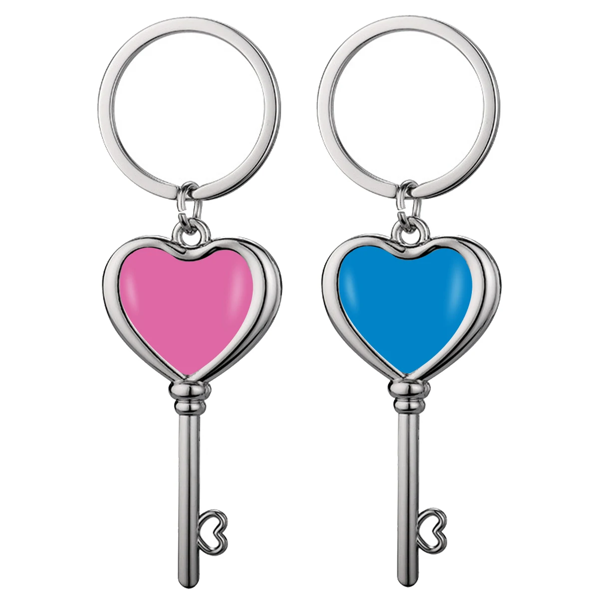 Heart-Shaped Metal Keychain for Gifts and Promotions 1