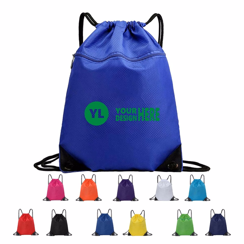Fabric Travel Oxford Drawstring Backpack