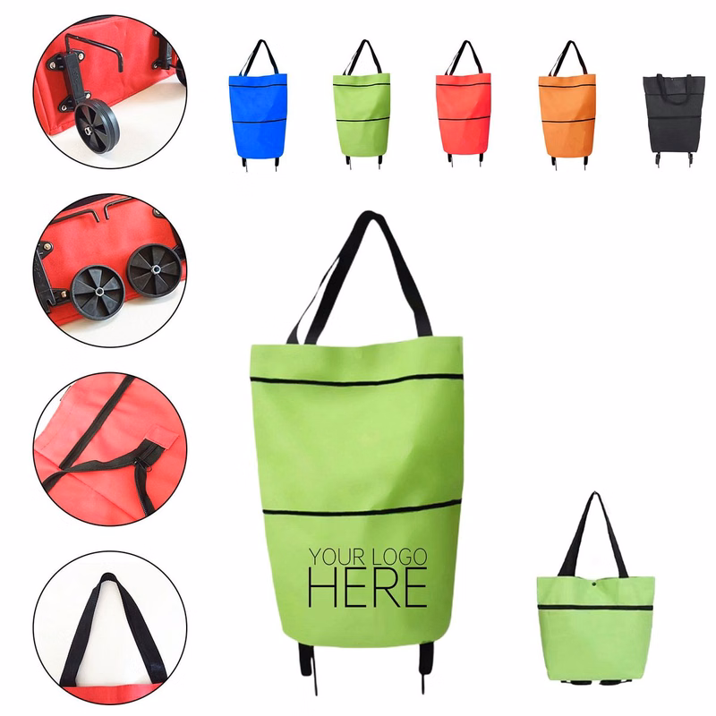Folding Shopping Bag With Wheels