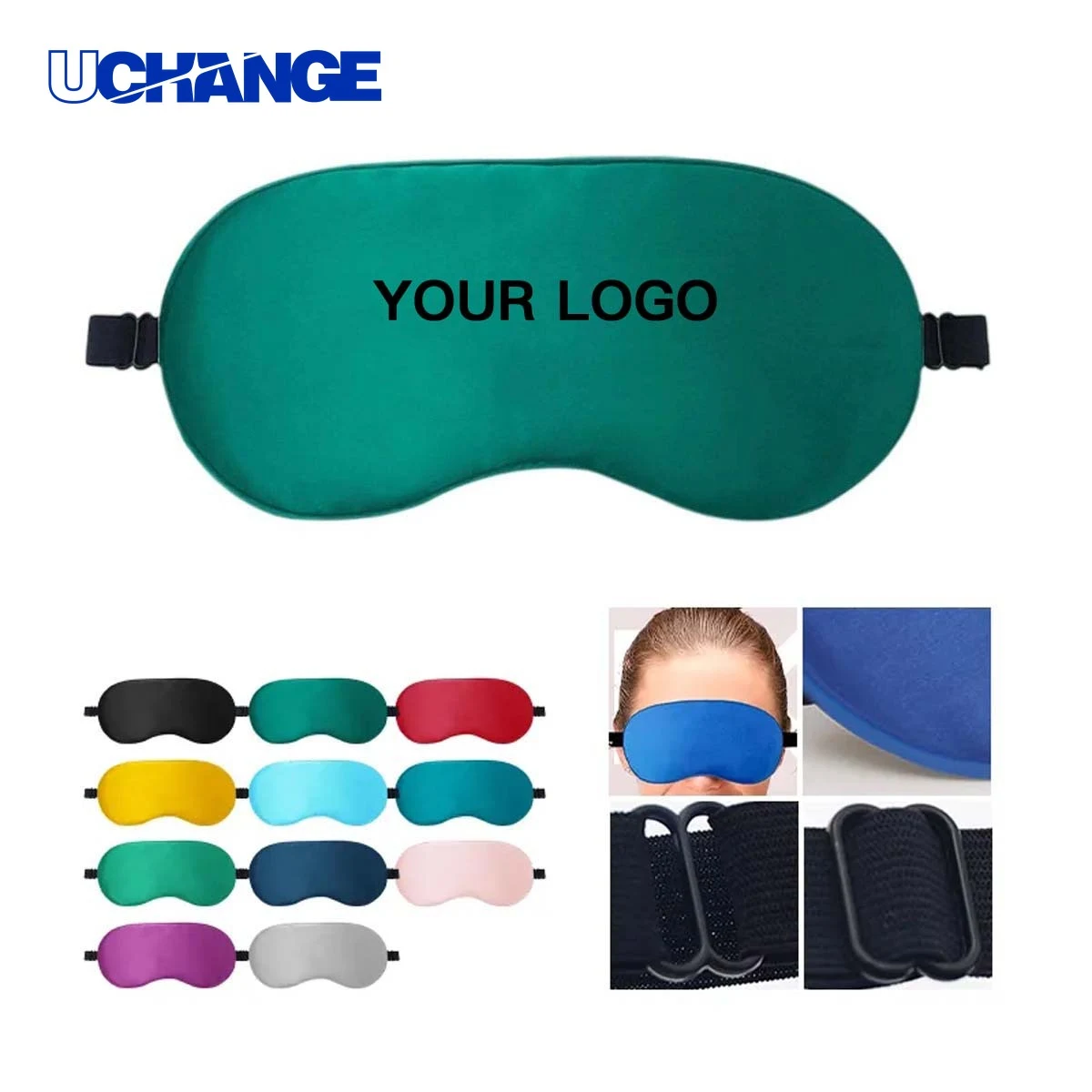 Soft Polyester Eye Mask for Travel Rest 1