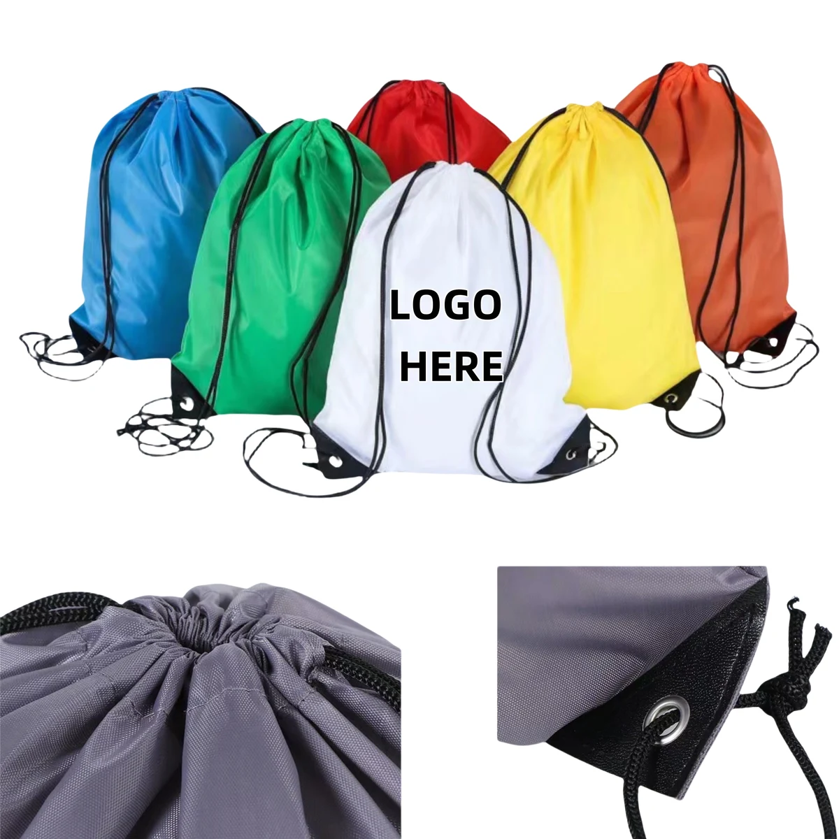Drawstring Closure Backpack 1