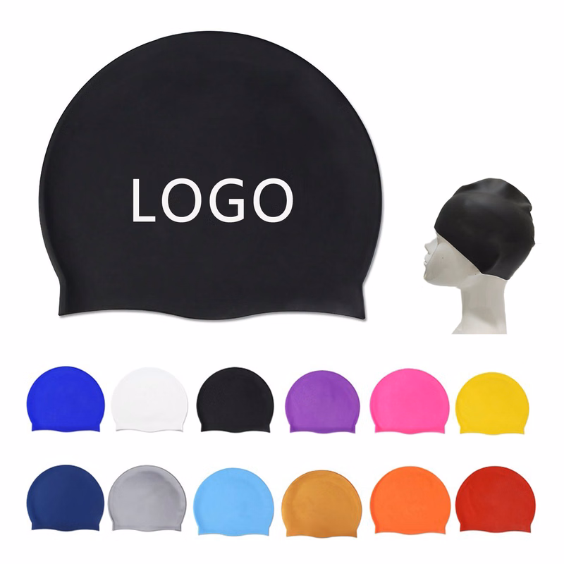 Durable Silicone Swimming Cap Non-Slip Grip