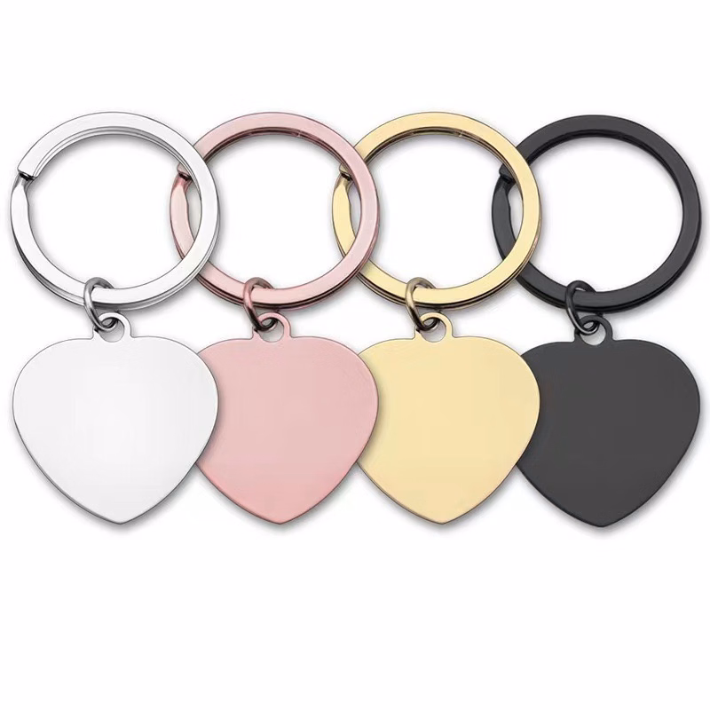 Customizable Stainless Steel Message Keychains