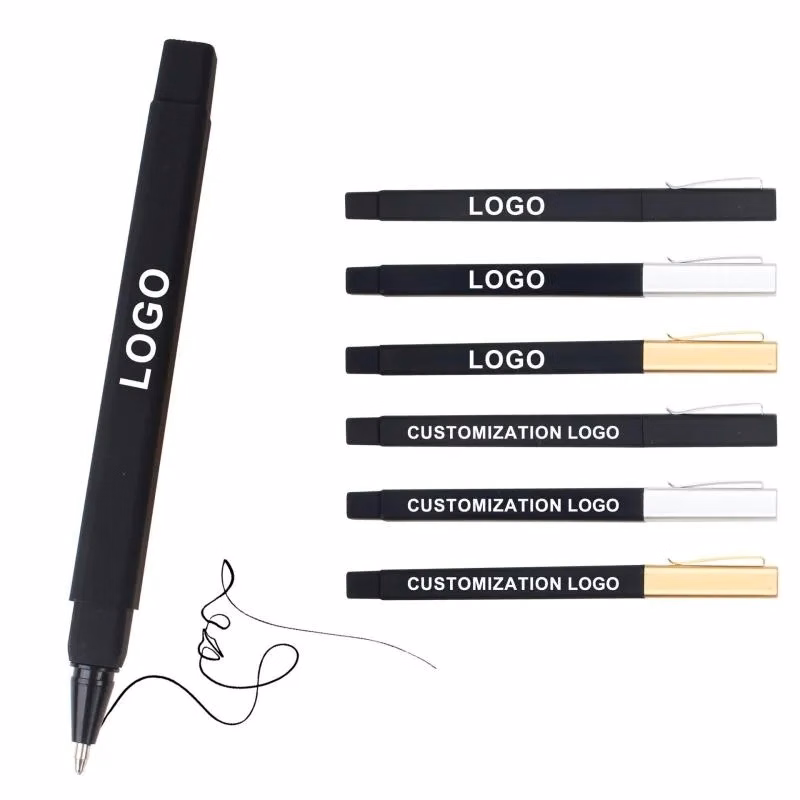Square Plastic Ballpoint Pen
