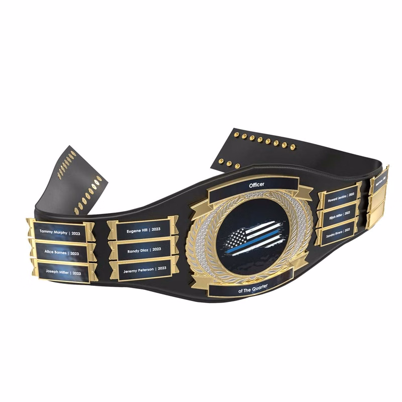 Championship Belt With Name Plates