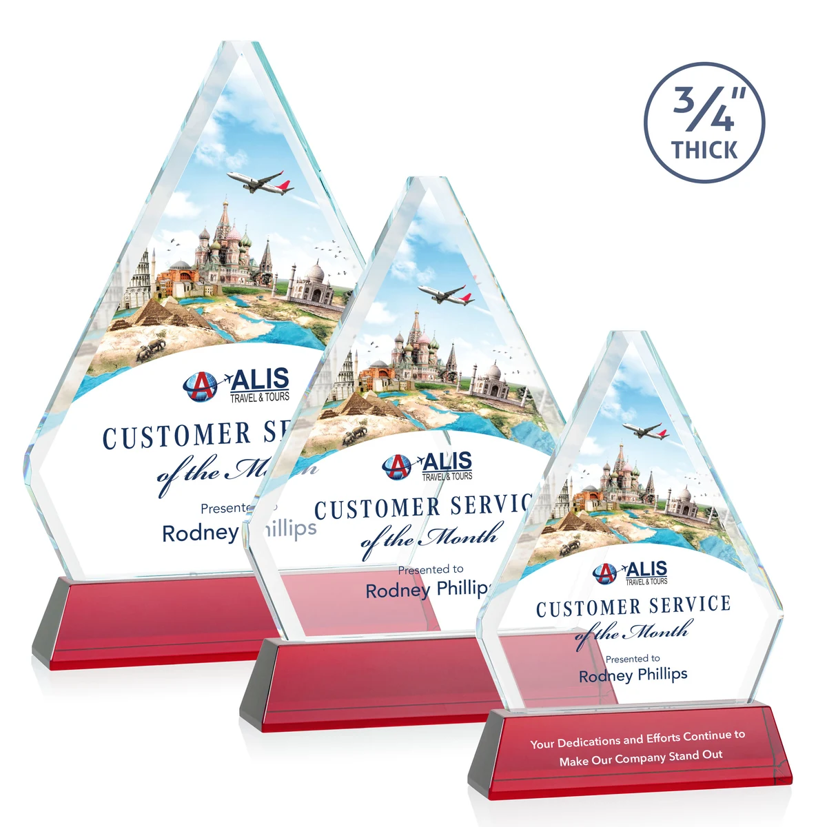 Fyreside VividPrint™ Award on Newhaven - Red 1