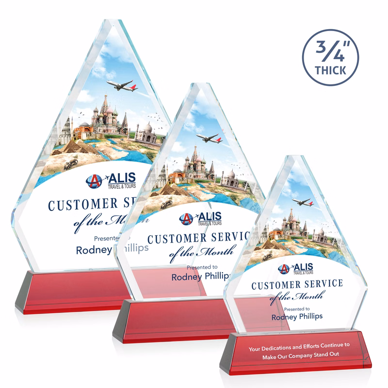 Fyreside VividPrint™ Award on Newhaven - Red