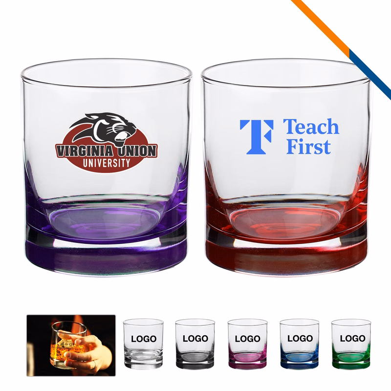 Libbey Atcha Scotch Glasses - 8 OZ.