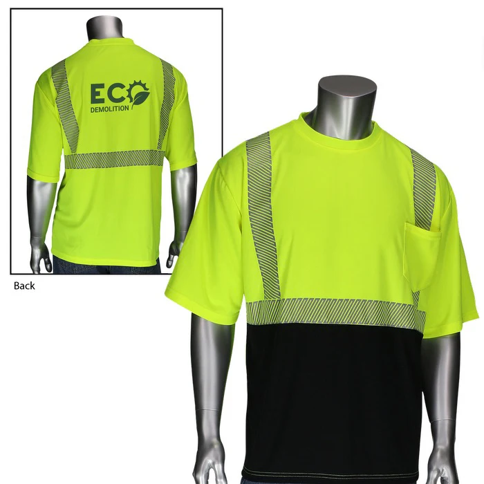 Class 2 Short Sleeve Black Bottom Front T-Shirt 1