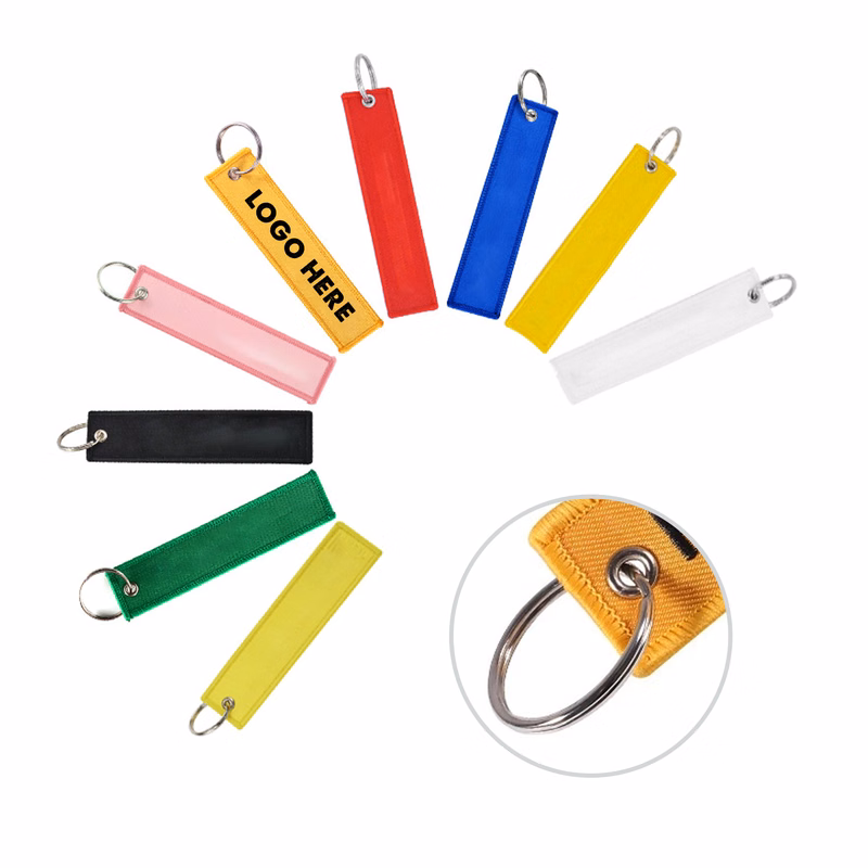 Embroidered Keychain Cloth Tag