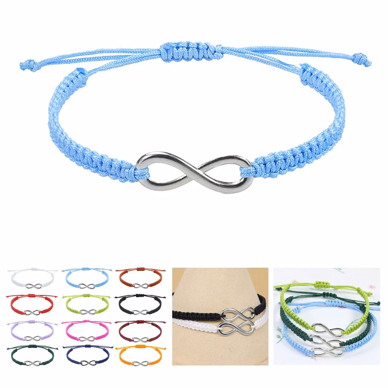 Adjustable Metal Cord Bracelet with Engraved Clasp