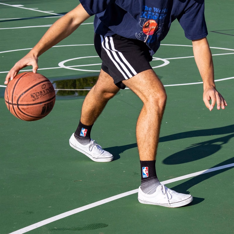 Quarter Basketball Socks - Court-Ready Comfort for Ballers - American Made