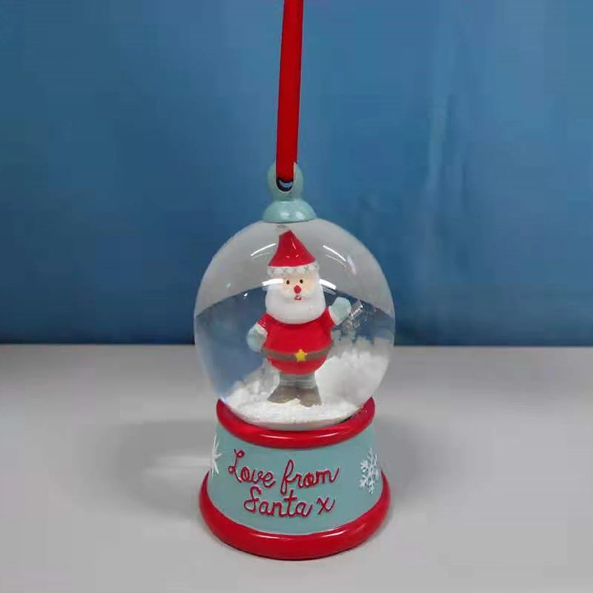 Hand Made Snow Globe Ornament 1