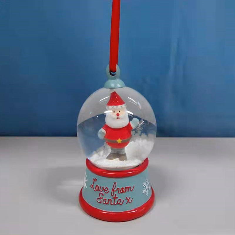 Hand Made Snow Globe Ornament