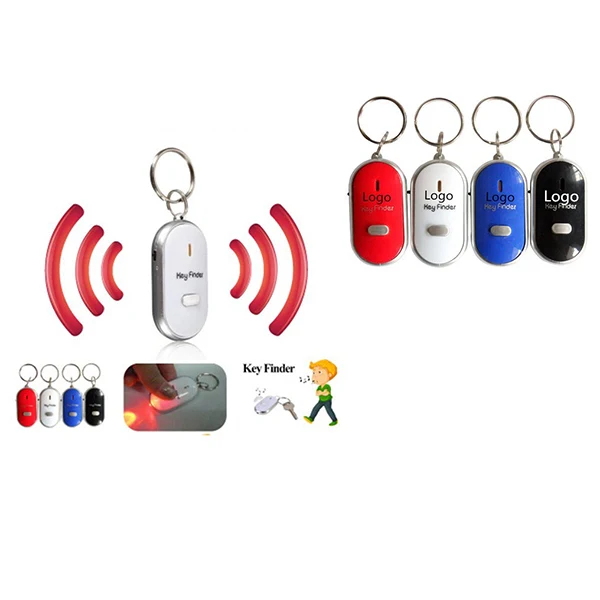 Key Finder Keychain Sound LED With Whistle Claps 1