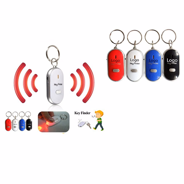 Key Finder Keychain Sound LED With Whistle Claps