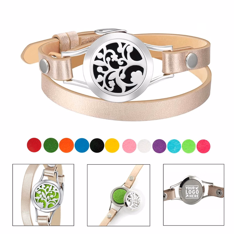Stainless Steel Essential Oil Diffuser Bracelet