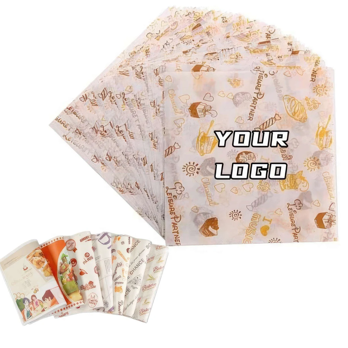Burger/Sandwich Wrapping Paper 1