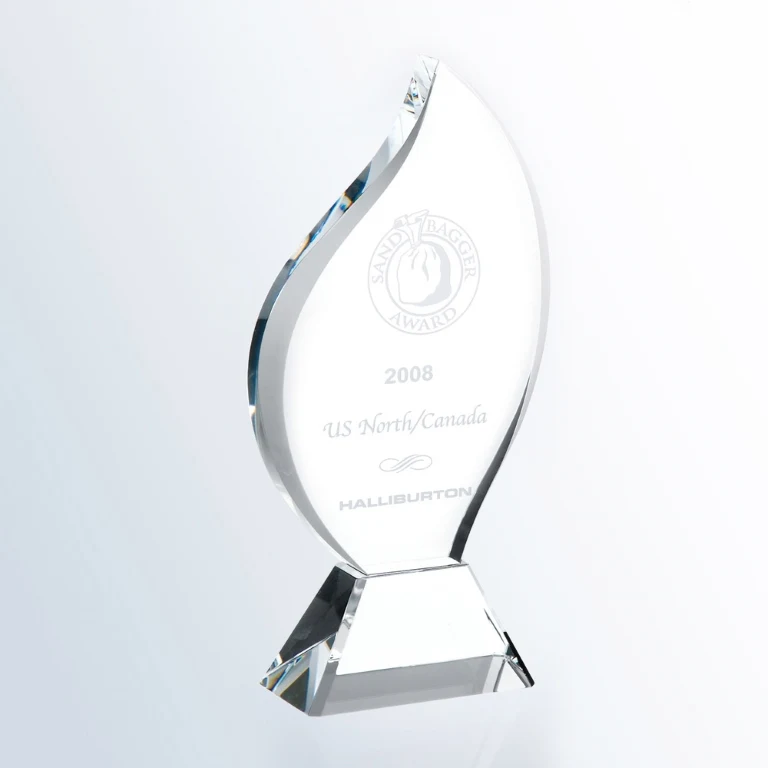 Small Flame Optic Crystal Award 1