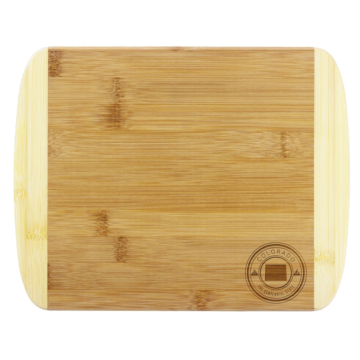 Colorado State Stamp 2-Tone 11" Cutting Board 1