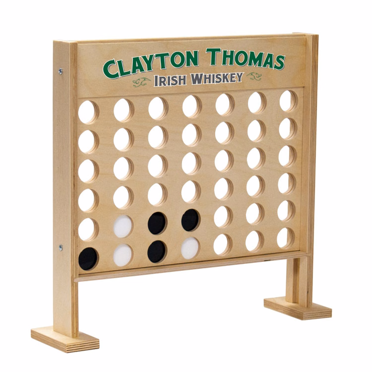Four In A Row Game - Small Table Top (Printed Header)