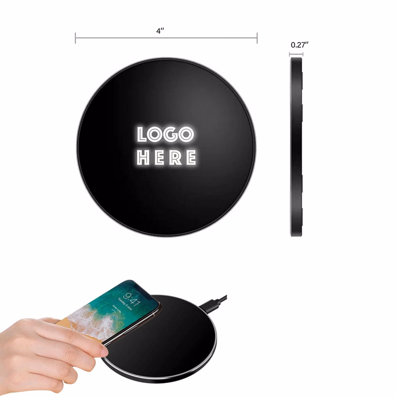 Slim Fast Wireless Charging With Led Logo