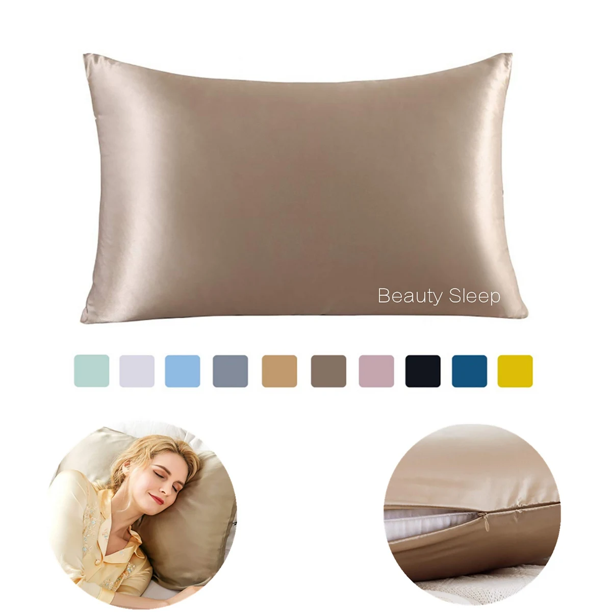 Premium Natural Silk Pillowcase 1