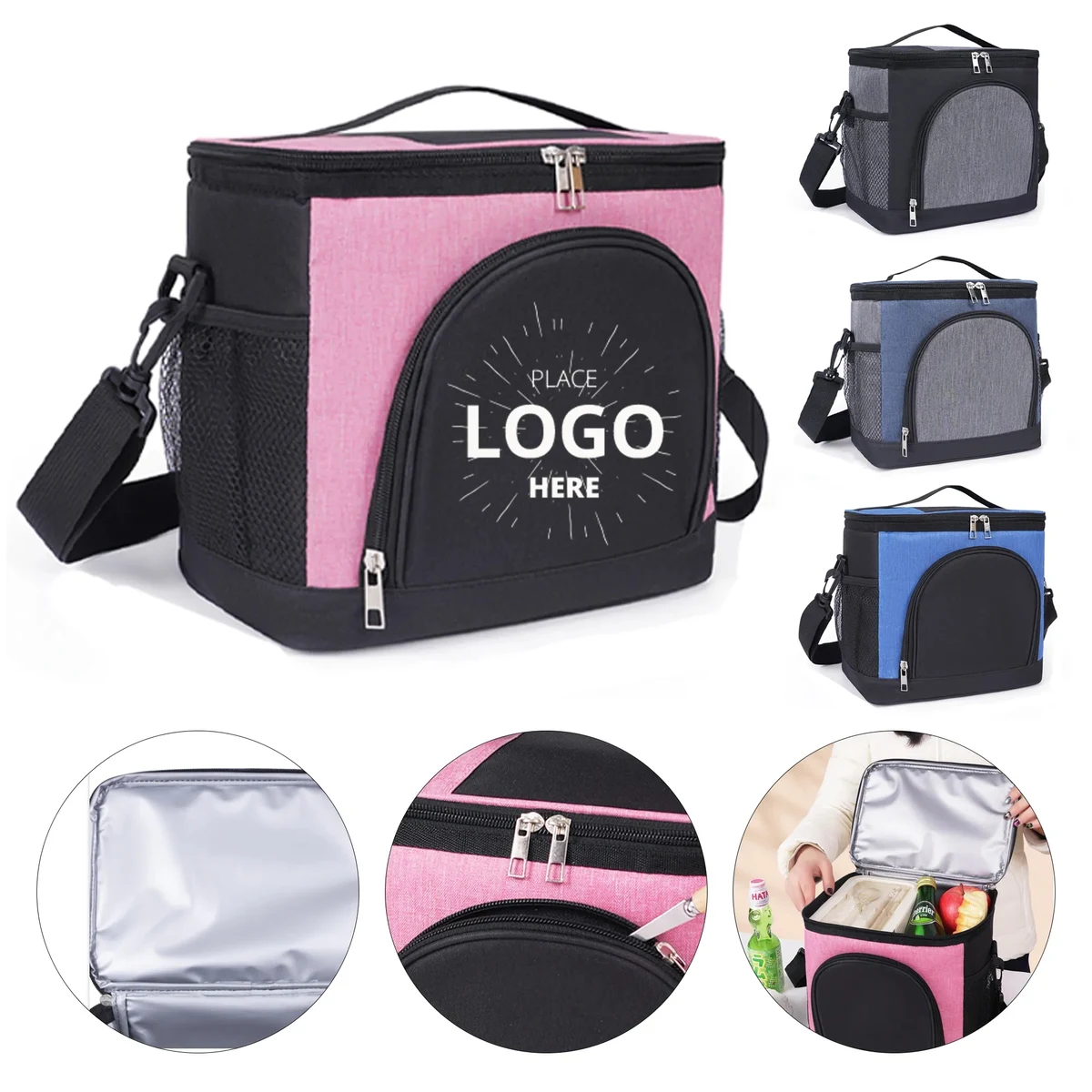 Square Crossbody Cooler Bag 1