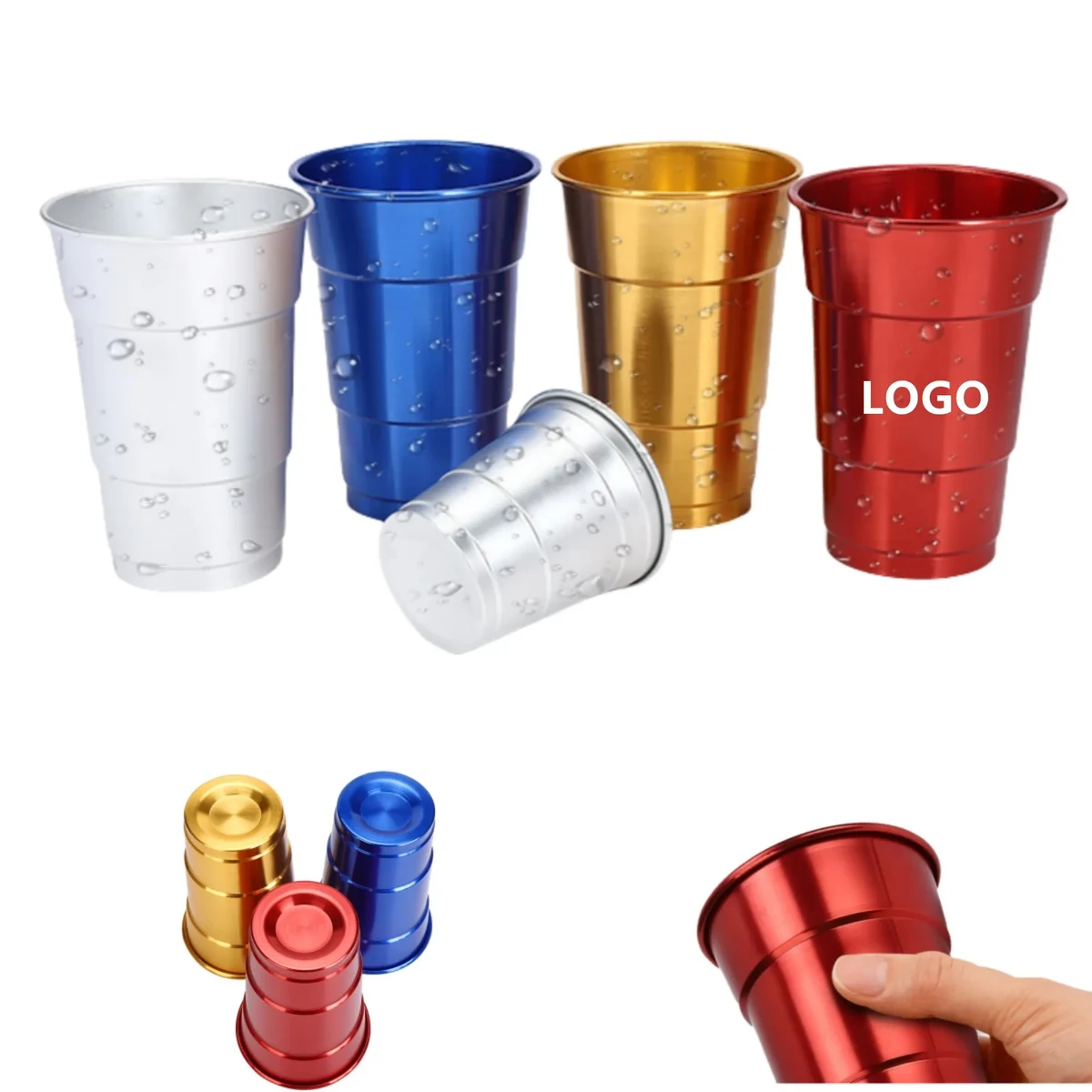 16oz Aluminum Recyclable Party Cup 1