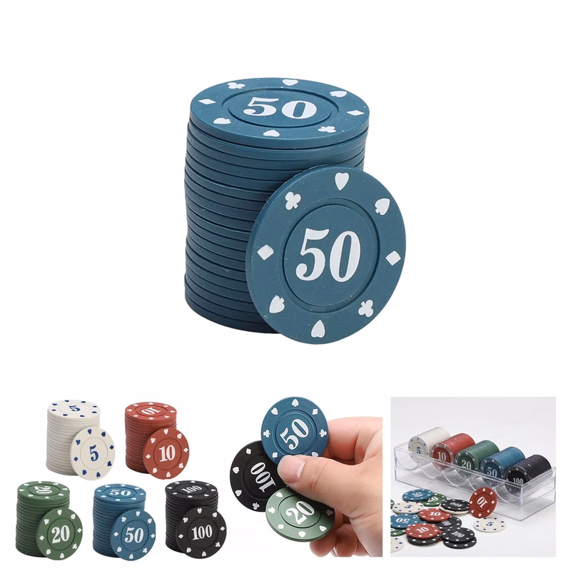Professional ABS Poker Chips with Realistic Weight