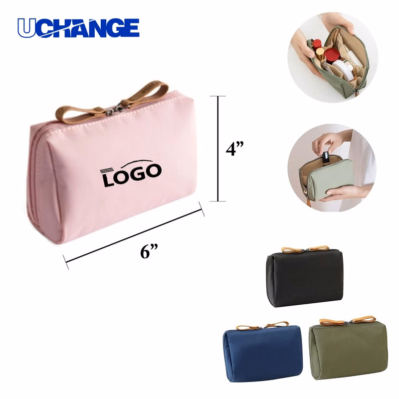 Travel Cosmetic Organizer Nylon Makeup Pouch