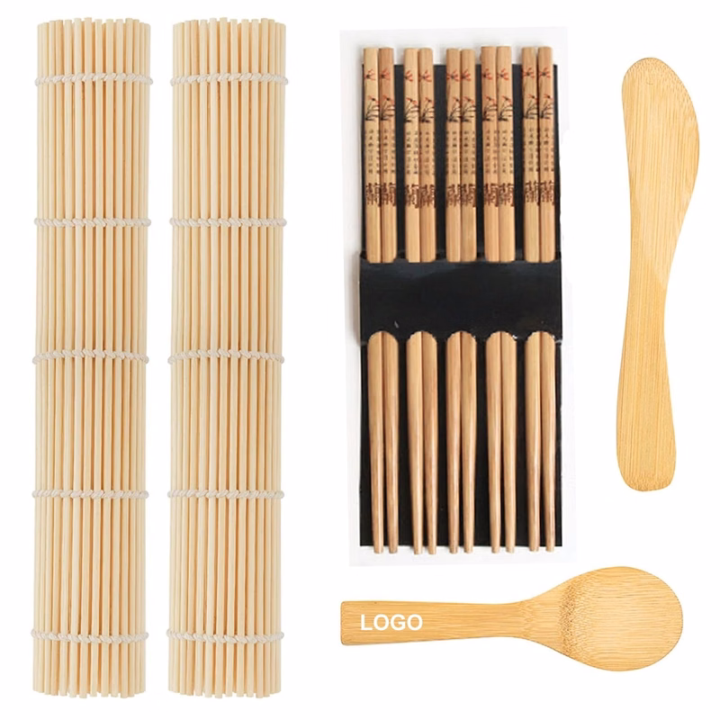 9 Pcs Premium Bamboo Sushi Making Kit